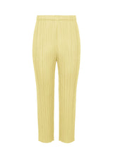 MONTHLY COLORS : JUNE Trousers Yellow Beige