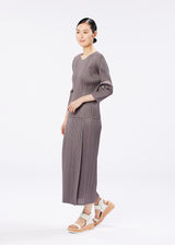 MONTHLY COLORS : MARCH Skirt Charcoal Brown