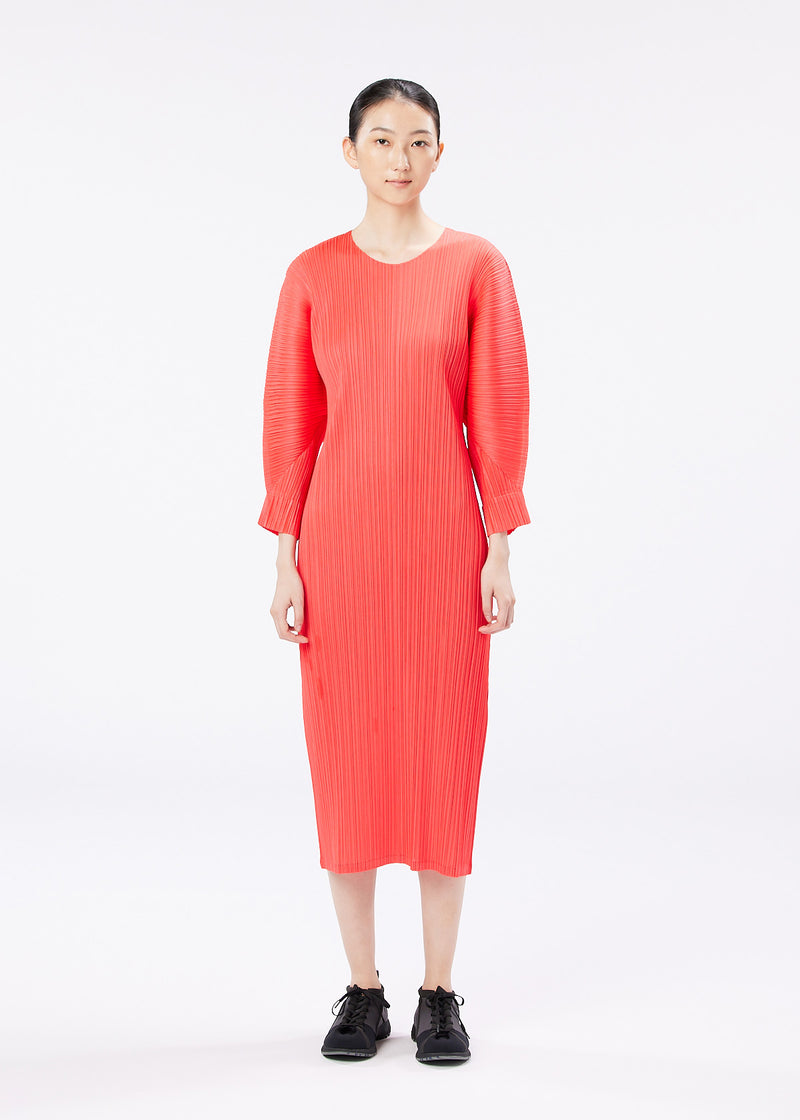 MONTHLY COLORS : JANUARY Dress Neon Red