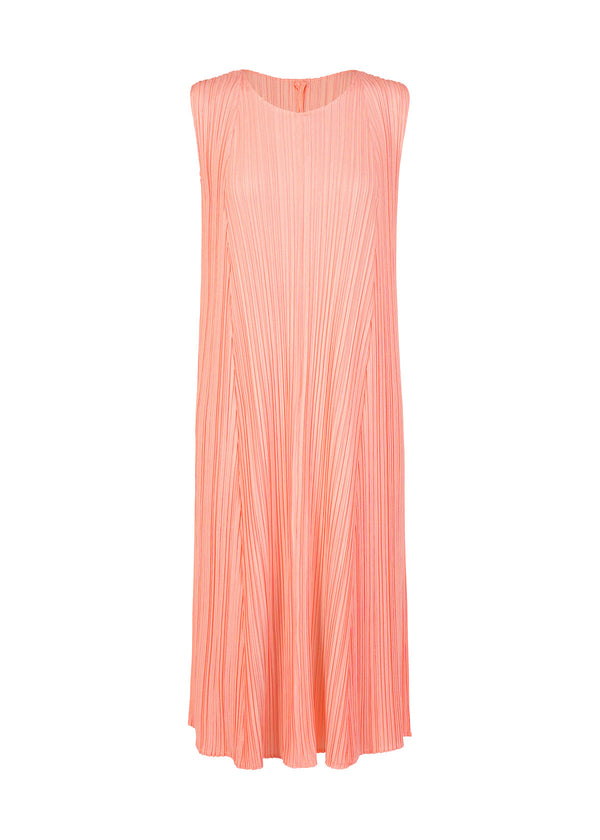 MELLOW PLEATS Dress Coral Pink