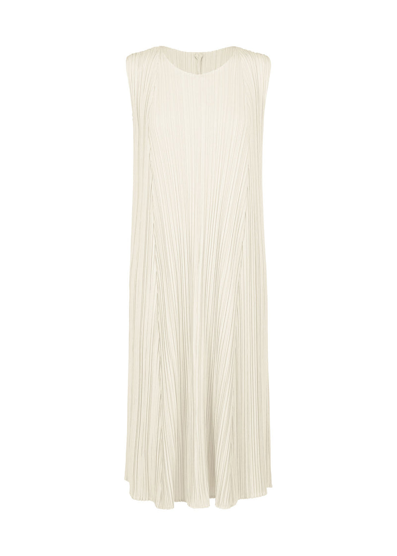 MELLOW PLEATS Dress Light Beige