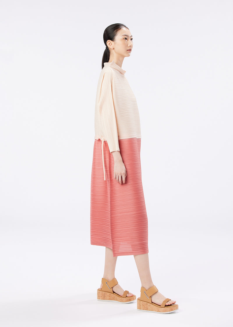 SWING Dress Ivory x Pink