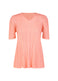 MELLOW PLEATS Top Coral Pink