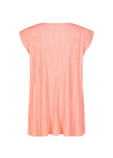 MELLOW PLEATS Top Coral Pink