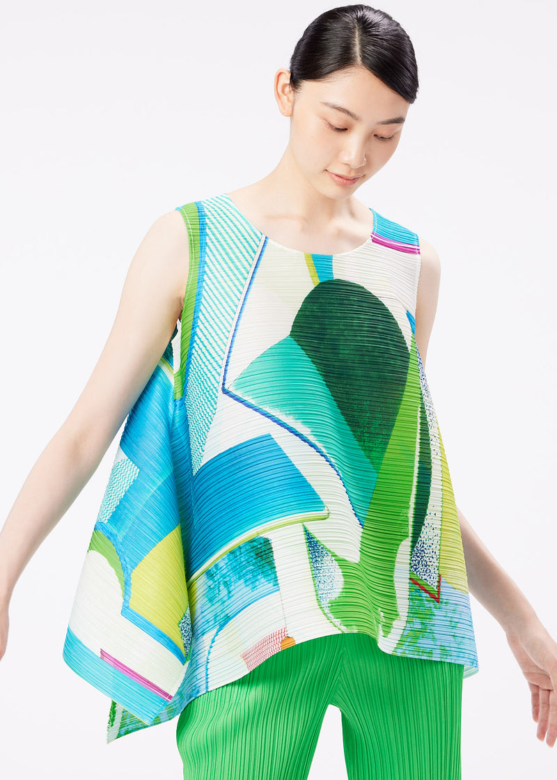 Pleats Please Issey Miyake Pleated Pinwheel Dress