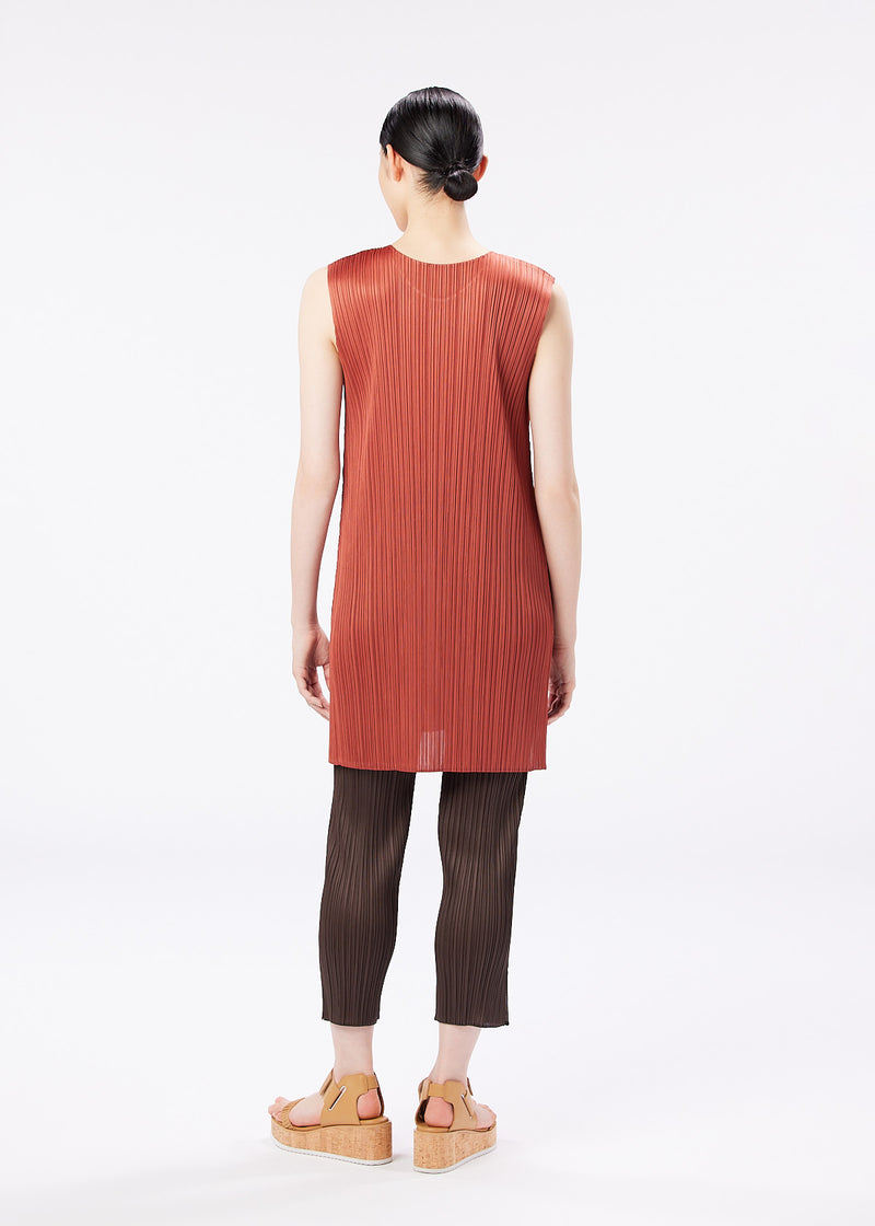 MONTHLY COLORS : JUNE Tunic Dark Brown | ISSEY MIYAKE ONLINE STORE UK