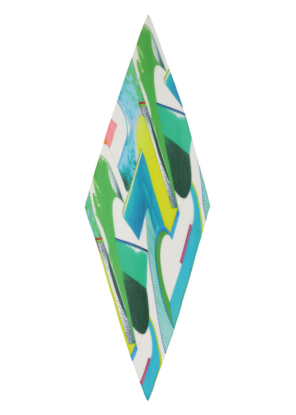 PINWHEEL SCARF Stole Blue