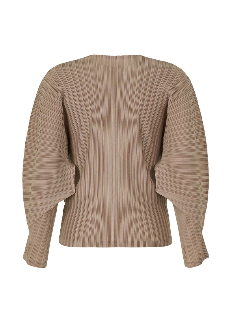RIB PLEATS NOVEMBER Cardigan Mocha