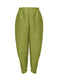 MONTHLY COLORS : OCTOBER Trousers Olive Green