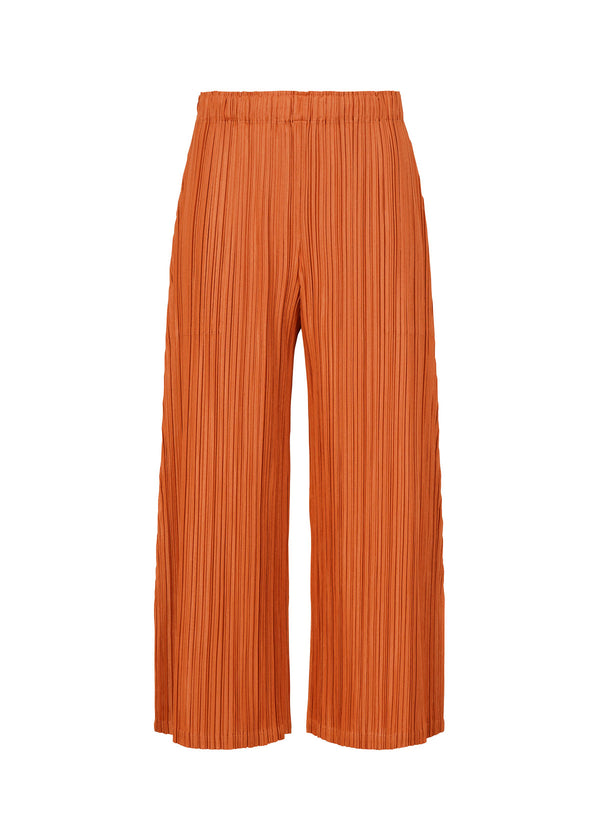 MELLOW PLEATS Trousers Burnt Orange