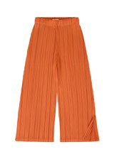 MELLOW PLEATS Trousers Burnt Orange