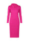 MONTHLY COLORS : DECEMBER Dress Neon Pink