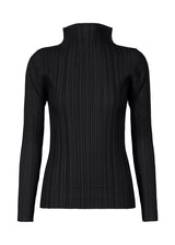 SOFT PLEATS Top Black