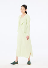 MELLOW PLEATS Cardigan Apple Green