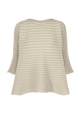 BOUNCE KNIT Top Greyish Beige