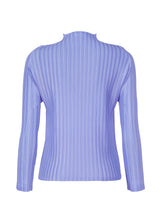 RIB PLEATS JANUARY Top Light Blue