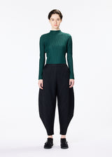 RIB PLEATS JANUARY Top Blue Grey