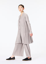 MELLOW PLEATS Coat Dark Brown
