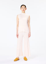 MELLOW PLEATS Trousers Pink White