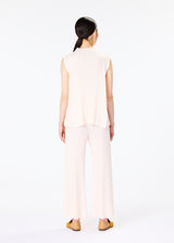 MELLOW PLEATS Trousers Pink White