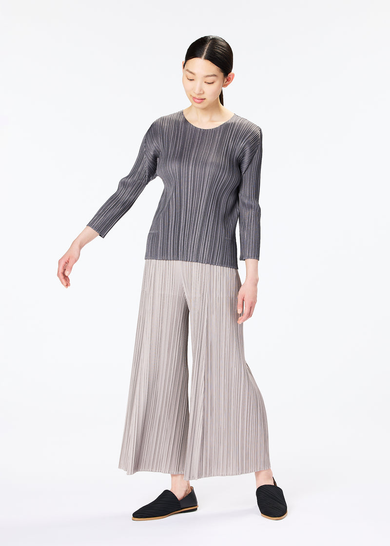 MELLOW PLEATS Trousers Greige