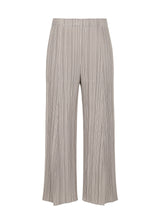MELLOW PLEATS Trousers Greige