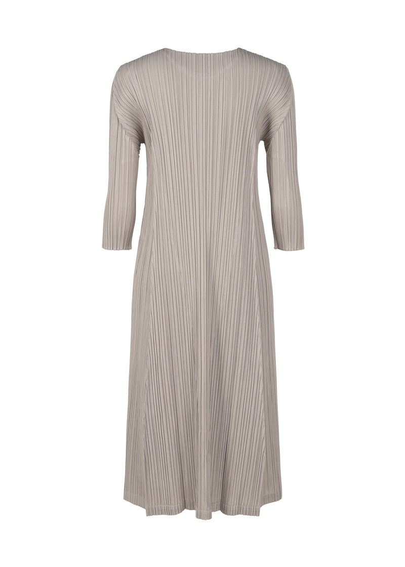 MELLOW PLEATS Dress Pink White