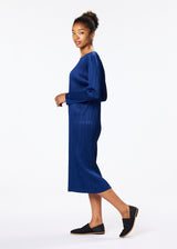 CREAM Dress Deep Blue | ISSEY MIYAKE ONLINE STORE UK