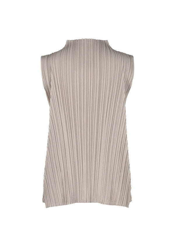 MELLOW PLEATS Top Pink White