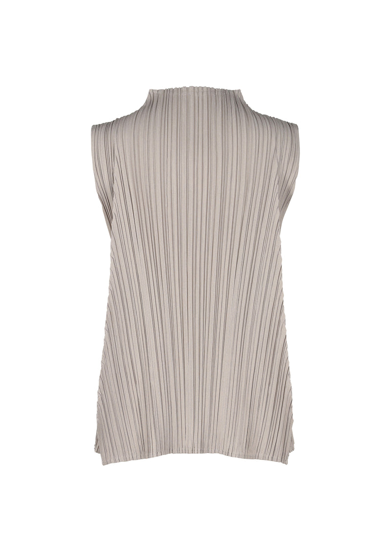 MELLOW PLEATS Top Pink White