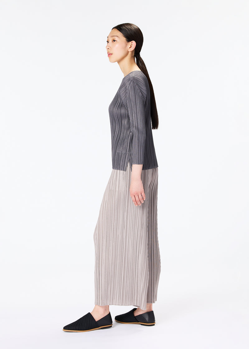 MELLOW PLEATS Top Dark Brown