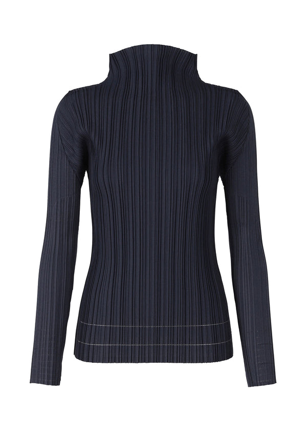 SOFT PLEATS Top Navy