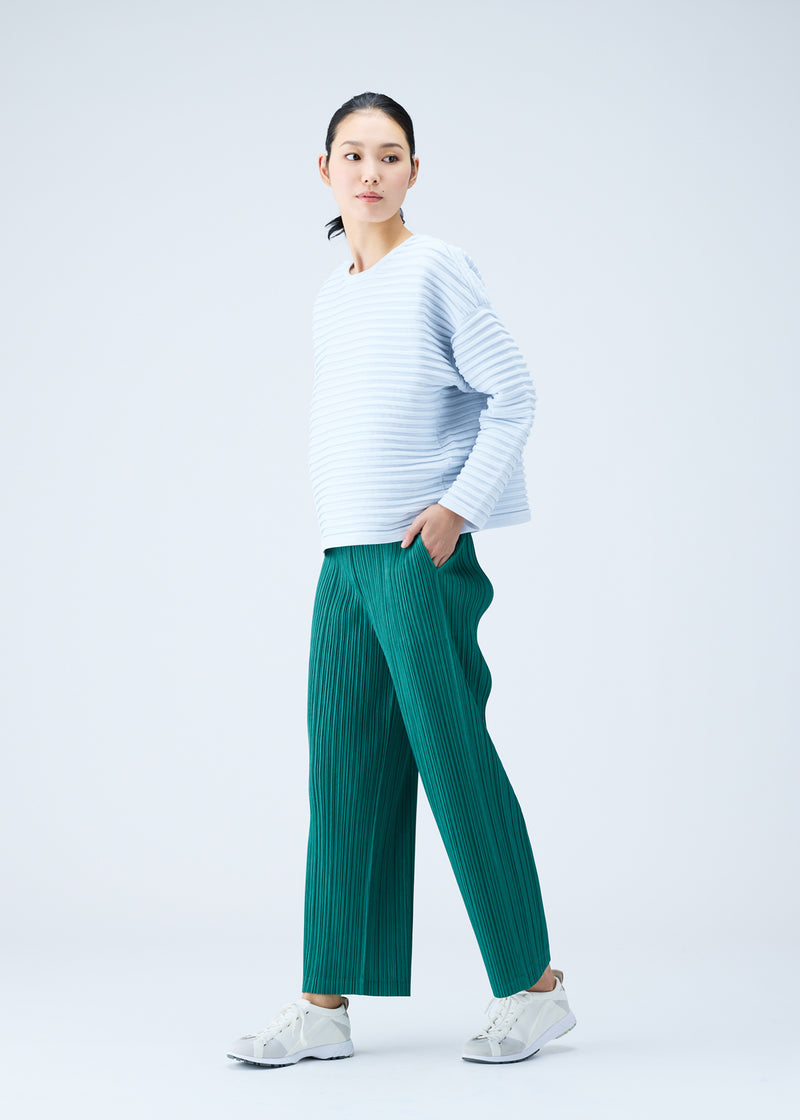 BISCUIT KNIT Top Dark Green