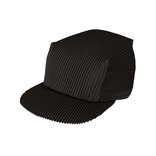 PLEATS CAP Hat Black