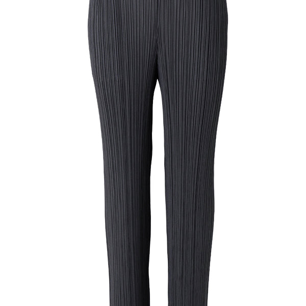 Navy Cropped technicalpleated trousers  Pleats Please Issey Miyake   MATCHESFASHION US