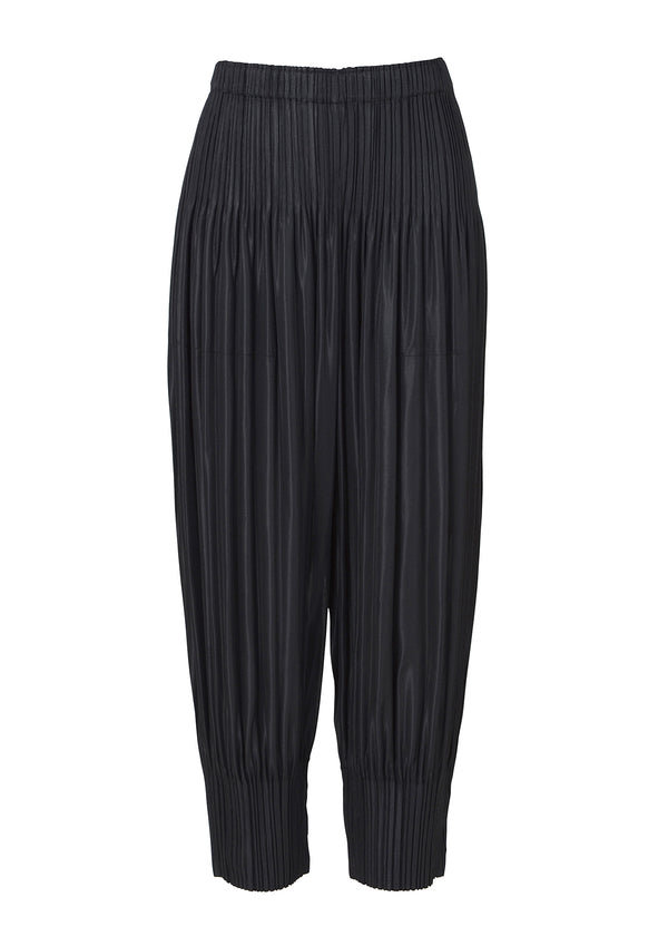FLUFFY BASICS Trousers Black | ISSEY MIYAKE ONLINE STORE UK